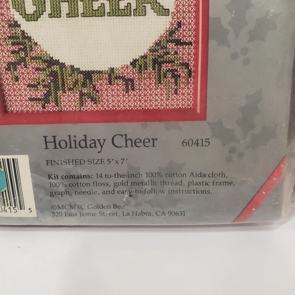 Vintage 1990 Golden Bee Holiday Cross Stitch Kits Lot Of 3 Sealed